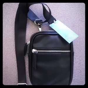 Black cross body purse
